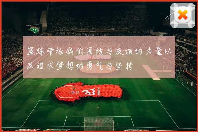 篮球带给我们团结与友谊的力量以及追求梦想的勇气与坚持